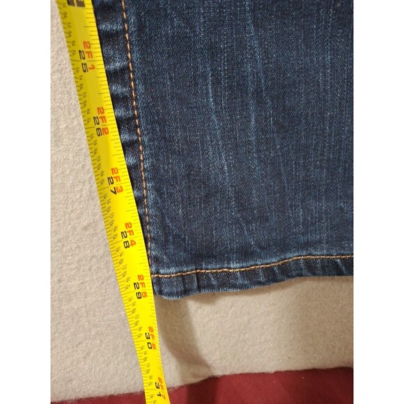 seven7 jeans Womens Sz 14 Blue Denim Classy Casual High Rise Tummless Slim Boot - Picture 3 of 11